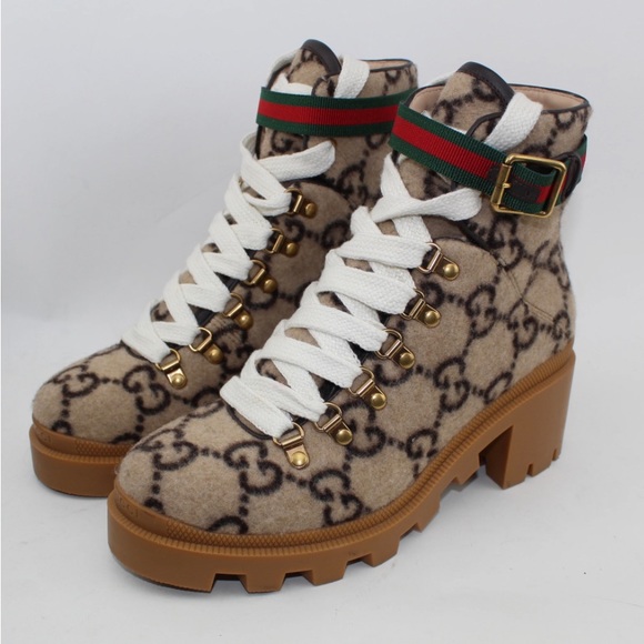 Gucci Shoes - NEW!! Gucci Tweed Boots Sold Out!